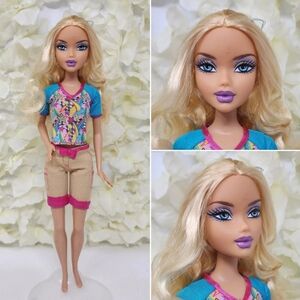 Mattel Barbie My Scene Street Art Kennedy Doll Purple Lip Beautiful